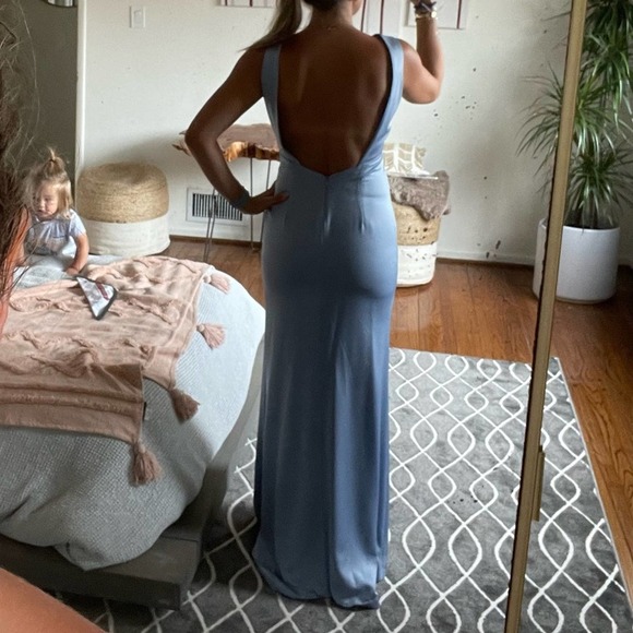 NBD Zeb Gown In baby blue XS - Picture 5 of 11